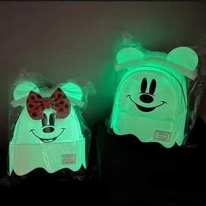 Glow in the dark Mickey Mouse  ghost Loungefly
